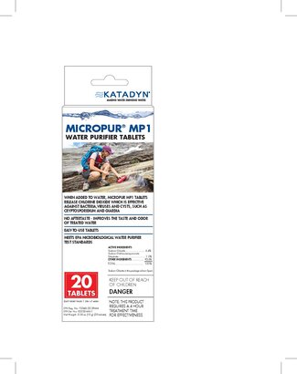 Pastillas conservación agua (no Potabilizadoras) Katadyn Micropur