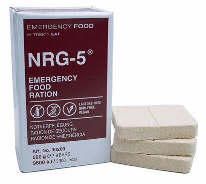 Ration d'urgence nrg-5® Zero - Emergency Food by Trek'n Eat